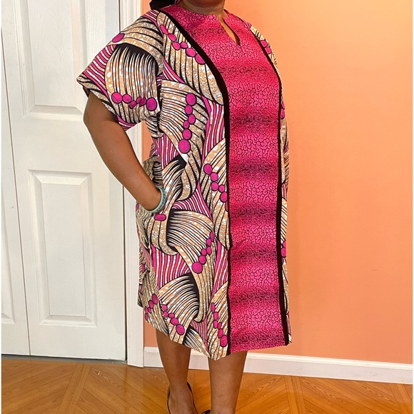 Beautiful Ankara print shift dress. - Picture 4 of 6